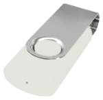 Twister valkoinen USB-muistitikku MyHappyLogo