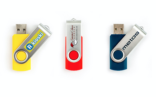 USB-muistitikut MyHappyLogo R-kioski Santa Claus Office Metos