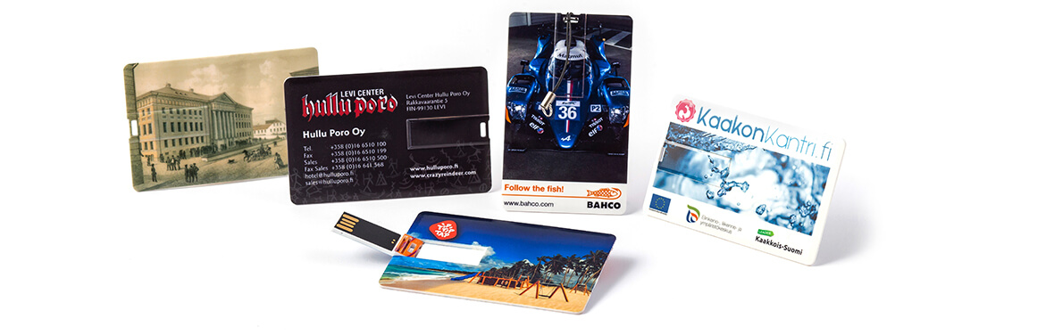 Card USB-muistitikku omalla logopainatuksella, Kaakon Kanrei, Banco, My Happy Logo