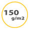 150 g/m2 mikrokuitukangas, My Happy Logo
