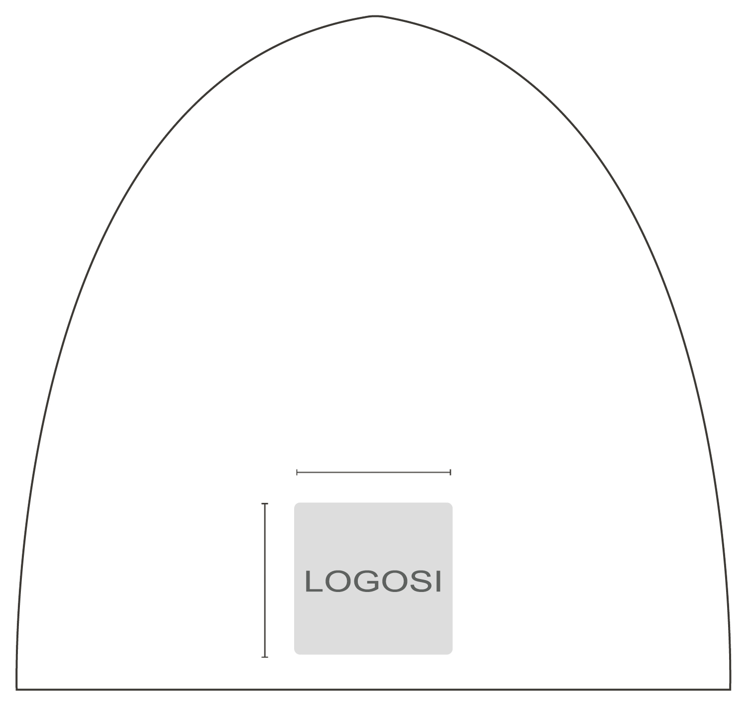 Putkihuivi ja pipo layout, My Happy Logo