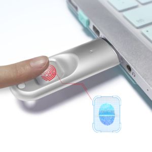 USB muistitikku sormenjalki tunnistimella 1